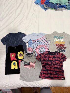 GAP Boys' Multi-Color Short Sleeve & Tank Top Mix